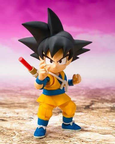 TAMASHII NATIONS - Dragon Ball DAIMA - Son Goku (Mini) -DAIMA- S.H.Figuarts Action Figure - Image 3