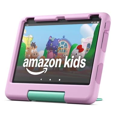 Amazon Fire HD 10 Kids tablet (newest model) ages 3-7 | Bright 10.1" HD screen with included ad-free and exclusive content, robust parental controls, 13-hr battery, 32 GB, Pink - Image 1