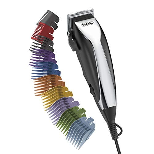 Wahl Home Haircutting Corded Clipper Kit with Adjustable Taper Lever, and 10 Color Coded Guards for Easy Clipping & Trimming - Model 79722 - Image 1