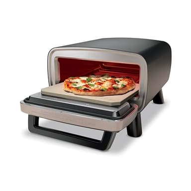 Ninja Artisan Outdoor Pizza Oven, 12-inch, 3-minute Pizza, Neapolitan, Thin Crust, New York Chicago, Custom, 700F Max Temperature, Electric Heat, Bake, Broil, Proof, Warm, MO201 - Image 1