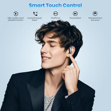 AI Translation Earbuds Real Time: OWS 3-in-1 Translator Earbuds for iOS & Android, Supporting 144 Languages with 60-Hour Battery Translator Headphones for Travel Business Meetings & Learning - Image 5