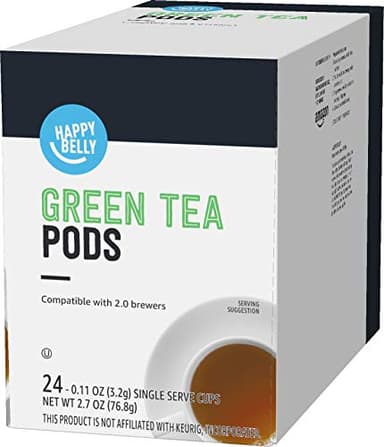 Happy Belly Tea Pods Compatible with 2.0 K-Cup Brewers, Green Tea, 24 Count (Previously Solimo) - Image 6