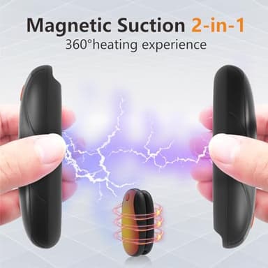 Hand Warmers Rechargeable 2 Pack, 14000mAh Electric Hand Warmers with Charging Case, Quick Charge Portable Heater,Gifts for Christmas, Winter, Outdoor, Camping, Hunting Accessories - Image 4