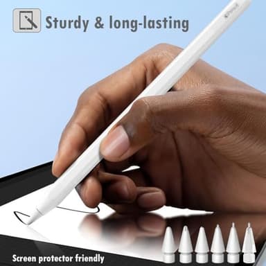 SIXFU Replacement Pencil Tips for Apple Pencil, Multiple Durable iPencil Tip Nibs Accessories for iPad Pro/Apple Pencil Pro/USB-C/ 1st Gen/ 2nd Generation (6 PCS) - Image 6