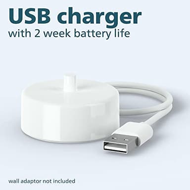 PHILIPS Sonicare 2100 Power Toothbrush, Rechargeable Electric Toothbrush, White Mint, HX3661/04 - Image 6