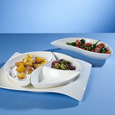Villeroy & Boch New Wave Move 2 (Triangle Shape), 5.5 x 6 in, Premium Porcelain, White - Image 6