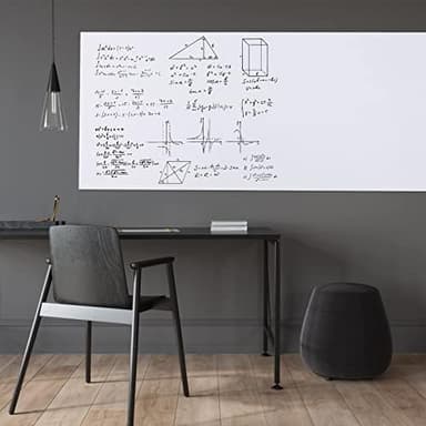 HAMIGAR Whiteboard Sticker for Wall 18" x 79" Dry Erase Board Wallpaper Peel and Stick, White Board Stick on Wall, Contact Paper Adhesive Poster Board Whiteboard with 1 Marker - Image 7