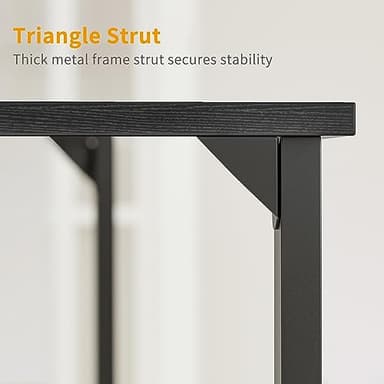 Cubiker Small Computer Desk, 32 inch Home Office Kids Desk for Bedroom and Small Spaces, Modern Simple Cheap Table for Studying, Writing, Working, Black - Image 6