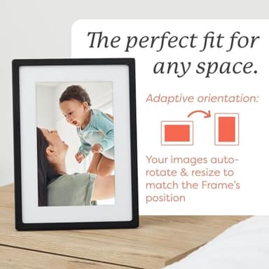 Skylight Frame – WiFi Digital Picture Frame Customer Support, Touch Screen Digital Photo Frame with Easy Setup, Photo Gifts for Parents and Grandparents - 10 Inch Black - Image 6