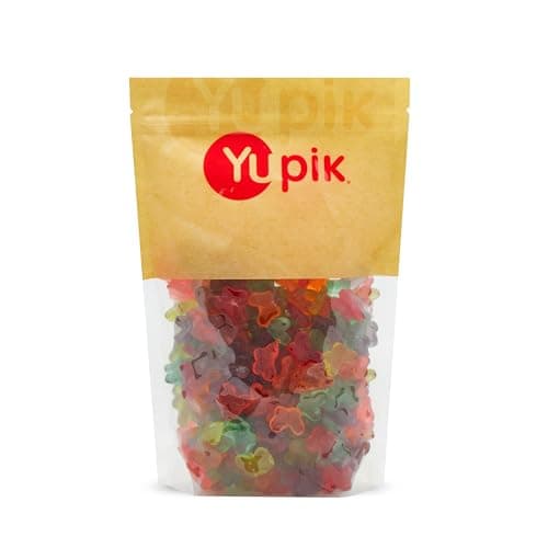 Yupik Mini Gummy Butterflies, 2.2 lb (35.2 oz), Assorted Fruit Flavors, Soft & Chewy, Colorful Gummies, Fun Treat, Sweet Candy, Delicious Snack, Ideal for Gifting, Holidays & Baking - Image 1