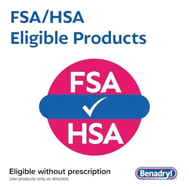 Benadryl Ultratabs Allergy Medicine, 25 mg Diphenhydramine HCl Antihistamine Tablets For Cold & Allergy Relief of Symptoms Like Sneezing, Runny Nose, Itchy Eyes & Throat, Hay Fever, 100 Count Tablets - Image 7