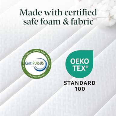 ZINUS 8 Inch Foam and Spring Hybrid Mattress [New Version], King, Fiberglass Free, Medium Firmness, Durable Support, Certified Safe Foams & Fabric, Mattress in A Box - Image 5