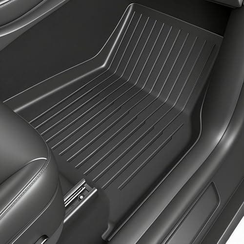 SUPER LINER Floor Mats for 2024-2025 2026 Tesla Model 3 Highland | 6-Piece Set Extra-Thick TPE All-Weather Floor & Cargo Liners | Pet & Child-Friendly Custom Fit Interior Accessories - Image 1