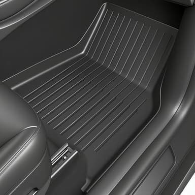SUPER LINER Floor Mats for 2024-2025 2026 Tesla Model 3 Highland | 6-Piece Set Extra-Thick TPE All-Weather Floor & Cargo Liners | Pet & Child-Friendly Custom Fit Interior Accessories - Image 1