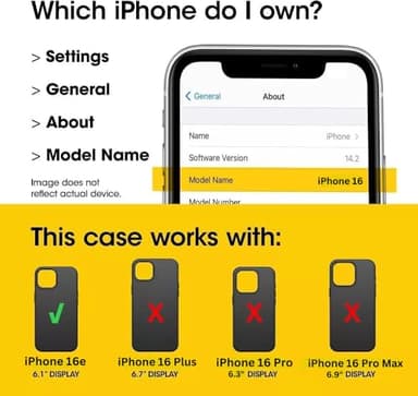 OtterBox iPhone 16e (Only) - Defender Series Case - Black - Screenless - Rugged & Durable - with Port Protection - Holster Clip Includes - Microbial Defense Protection - Image 2