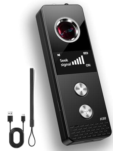 HUYNL Hidden Camera Detector & Bug Detector - Hidden Devices Detector for Hidden Camera, GPS Tracker, Listening Device & Bug, Privacy Protection Tool for Hotel, Office, Airbnb, Bathroom (Medium)