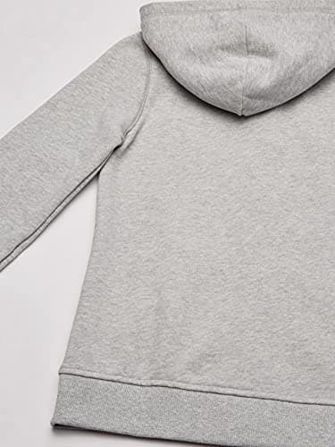 Nautica Girls' School Uniform Full-Zip Fleece Hoodie, pastel grey, Medium(8/10) - Image 5