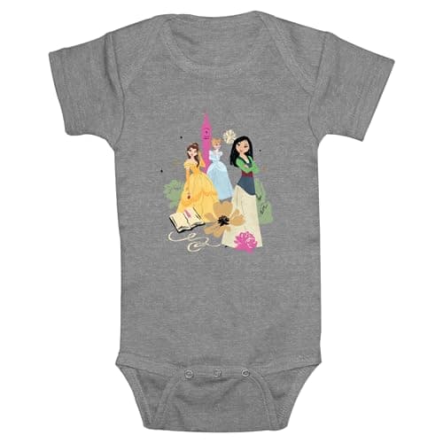 Disney Infant Trio Princess Painting Bodusuit - Image 1