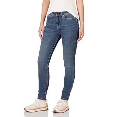 Amazon Essentials Women's High-Rise Skinny Jeans - Discontinued Colors, Medium Wash, 4 Short - Image 1