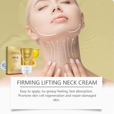 AH-8 Firming Neck Cream for Crepey Skin Body Care Comfort, Roller Neck Cream, Moisturizing, Tightening Lotions Cosmetic Skin Care Skin Repair for Women (1PCS) - Image 2