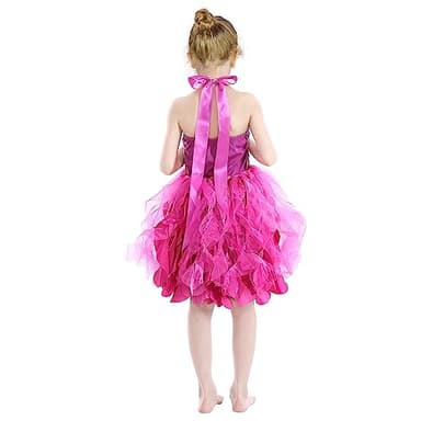 Suppromo Hot Pink Tutu Dress for Girls Princess Party Dress for Baby Sparkly Tulle Sequin Fairy Dresses for Kids Sneaker Ball Gown Prom Dance Graduation Birthday Graduation Halloween Outfit 11-12T - Image 4