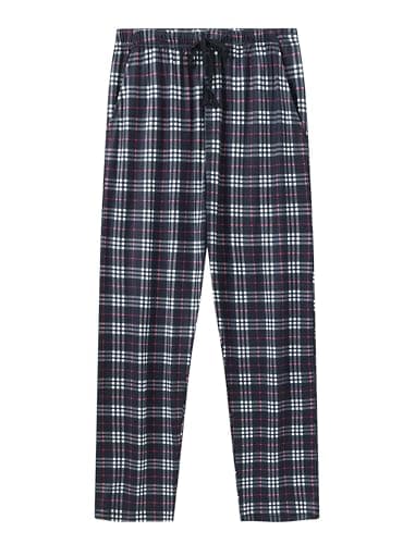 MoFiz Men's Pajama Sleep Lounge Pants Mens Sleepwear Lightweight Pjs Bottoms Comfort Plaid Sleeping Pants H-3Pack Medium - Image 5