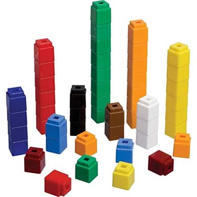 Didax Educational Resources Unifix Cubes, Green, Set of 100 - Image 2