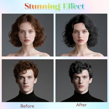 Black Hair Spray Temporary【Instant Color】【Skin Friendly】【Easy To Clean】【Large Capacity】Washable Hair Color Spray For Women/Men 4.06 oz，12 Black - Image 3