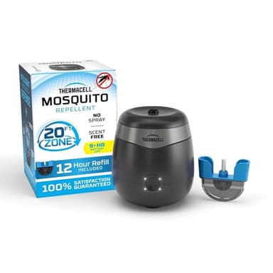Thermacell Mosquito Repeller E-Series Rechargeable with 20' Mosquito Protection Zone; Up to 9-Hr Battery Life; Includes 12-Hr Refill; Flame or Scent; DEET-Free Bug Spray Alternative - Image 1