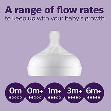 Philips Avent Natural Glass Baby Bottle with Natural Response Nipple (Medium Flow, Flow 3), 8oz, SCY913/01 - Image 12