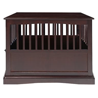 Casual Home Wooden Large Pet Crate, End Table, Espresso, 24 x 36.5 x 29.5 in - Image 7
