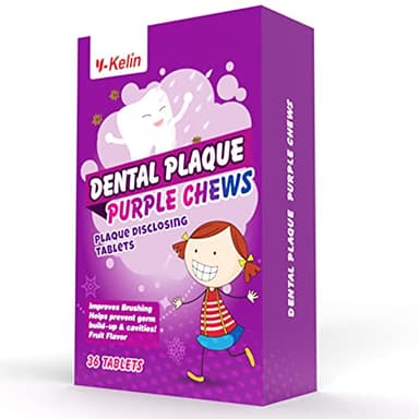 Dental Plaque Disclosing Tablets for Kids & Adults - Showing Plaque by Changing Color - Helps Teach Brushing Habits for Clean Teeth - 36 Count - Image 7