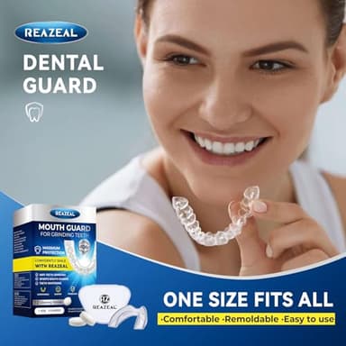 Mouth Guard for Grinding Teeth at Night: Moldable Dental Guard for Sleeping - Nighttime Protection for Teeth with Cleaning Tablets - Image 7