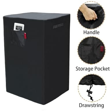 Indoor Portable Air Conditioner Cover Fits SereneLife 10000 BTU,HUMHOLD 12000 BTU,Shinco 10000/12000 BUT,Rintuf 12000/12800 BTU,AC Unit Dustproof Storage Protection Cover for Mobile AC 1 Pieces - Image 3