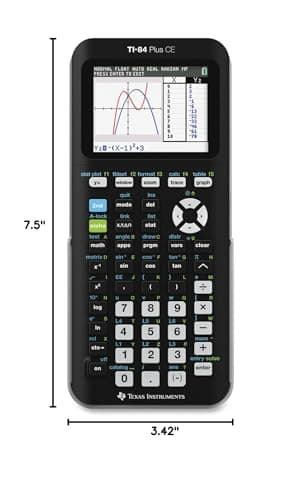 Texas Instruments TI-84 Plus CE Color Graphing Calculator, Black - Image 11