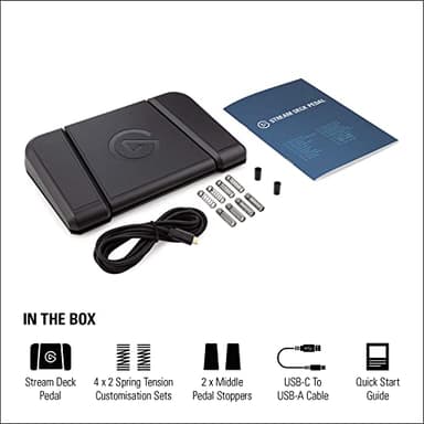 Elgato Stream Deck Pedal – Hands-Free Studio Controller, 3 Macro footswitches, Trigger Actions in apps and Software Like OBS, Twitch, YouTube and More, Works with Mac and PC - Image 9