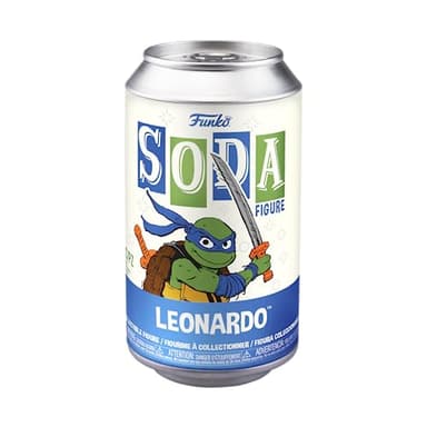 Funko Vinyl SODA: Teenage Mutant Ninja Turtles (TMNT) - Leonardo - 1/6 Odds for Rare Chase Variant - Collectable Vinyl Figure - Gift Idea - Official Merchandise - Image 2