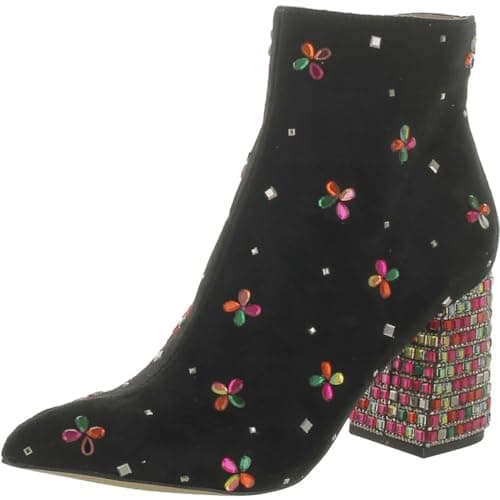Betsey Johnson Women's Joise Ankle Boot, Black Multi, 6.5 - Image 1