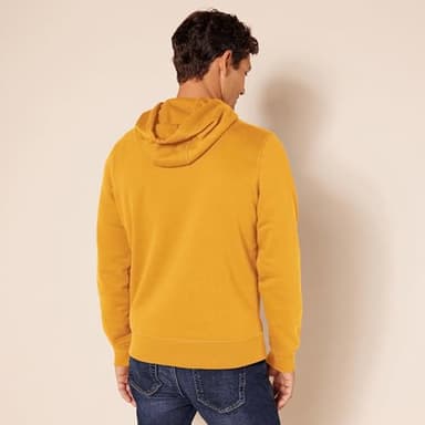 Amazon Essentials Men's Pullover Sweatshirt Hoodie, Big & Tall Options Available, Gold, Small - Image 3
