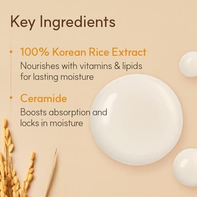 The Face Shop Rice Ceramide Moisturizing Emulsion - Rice Extract - Lightweight Face Moisturizer - Brightening - Hydrating Targets Dryness - Strengthens Skin Barrier - Face Lotion - Korean Skin Care - Image 4