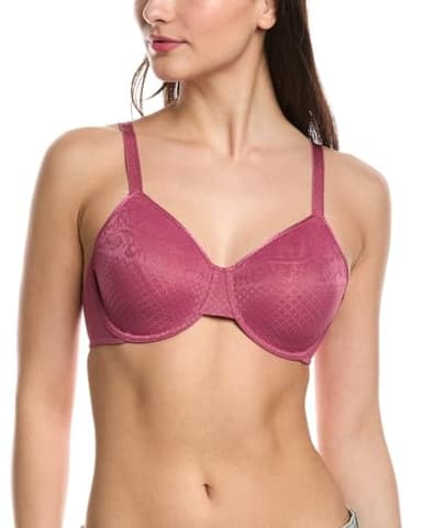 Wacoal Women's Visual Effects Unlined Full Coverage Underwire Minimizer Bra, 857210, Malaga - Image 1