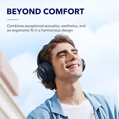 soundcore by Anker Space Q45 Adaptive Active Noise Cancelling Headphones, Reduce Noise by Up to 98%, 50H Playtime, App Control, LDAC Hi-Res Wireless Audio, Comfortable Fit, Clear Calls, Bluetooth 5.3 - Image 6