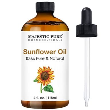 Majestic Pure Sunflower Essential Oil with Glass Dropper - Huge 4 Fl Oz - 100% Pure and Natural Black Pepper Oil - Premium Grade Essential Oils for Diffuser, Aromatherapy, Soap and Candle Making - Image 1