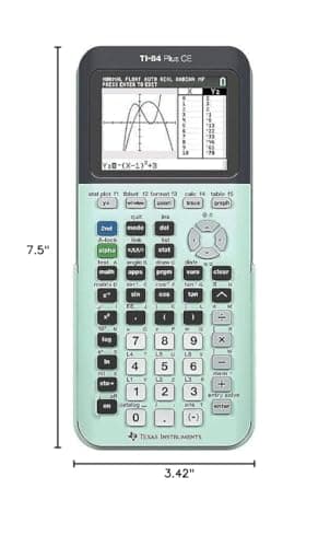 Texas Instruments TI-84 Plus CE Color Graphing Calculator, Mint Small - Image 13