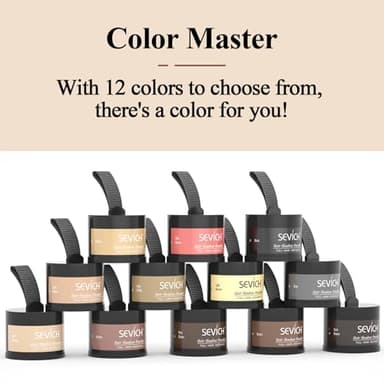 Sevich Hairline Powder，Instantly Conceals Hair Loss, Root Touch up Powder, Hair Shadow Toppers for Women & Men, Touch Up for Thinning Gray Hair, Windproof & Sweatproof, Medium Brown - Image 6