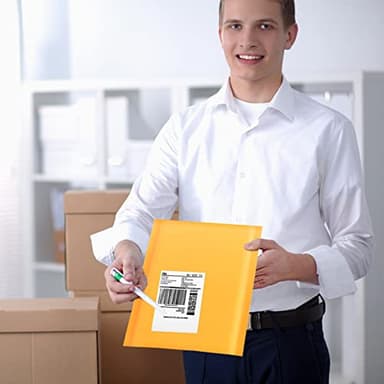 packbabol Kraft Bubble Mailers 8.5x11 Inch 50 Pcs,Small Self-Sealing Mail Shipping Bags,Yellow Padded Envelopes #2 - Image 2