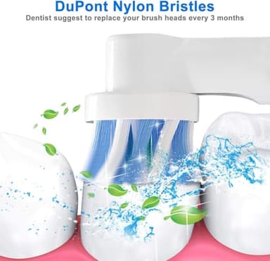 Electric Toothbrush Replacement Heads 16 Pack/Compatible Oral B Braun Replacement Brush Heads/Compatible Oral B Replacement Brush Heads - Image 3