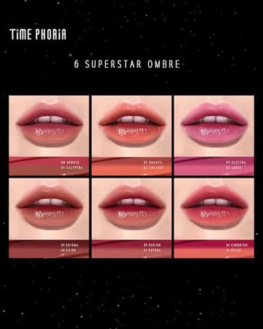 TIMEPHORIA STELLAR DUST LIP STAIN-Long Lasting, Waterproof and Transferproof Lip Tint, Glossy Finish Lip Gloss, Lightweight Lipstick, High Coverage, Vivid Color (07 QUANTA) - Image 8