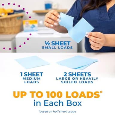 Arm & Hammer Power Sheets Laundry Detergent, Fresh Linen 50ct, up to 100 Small Loads (Packaging may vary) - Image 9