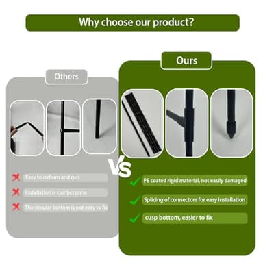 SIUING Metal Garden Arch - Metal Wedding Arch Backdrop Stand, Garden Arbor: 47.2(W)×94.5(H) inch, Garden Arbor for Climbing Plant Outdoor, Wedding, Party, Backyard, Lawn - Image 4